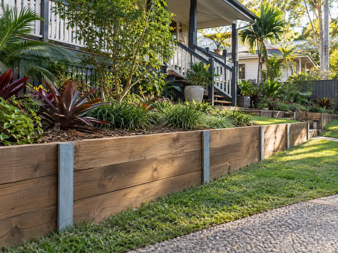 Illustrative timber wall type in Brisbane